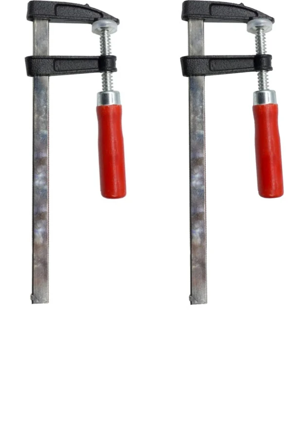 Moonshop Yüksek Kalite F Tipi 2 Adet 300 Mm Mini Işkence Çelik Malzeme Mengene ürün görseli 1