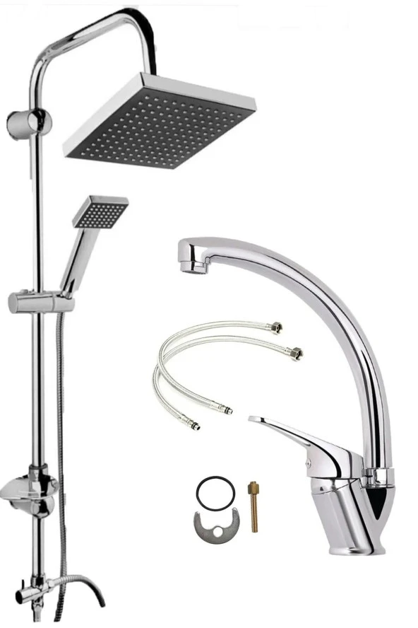 Moonshop Germany Teknoloji Duş Robotu Ve Evye Mutfak Banyo Bataryası Evyesi Duş Başlığı ürün görseli 1