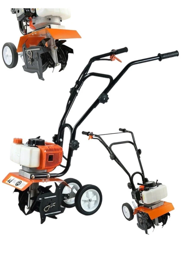 Moonshop Pro Alman Seri Turbo 3 Hp Çelik Dişli Bakır Sargılı Benzinli Çapa Makinesi Çapalama ürün görseli 1