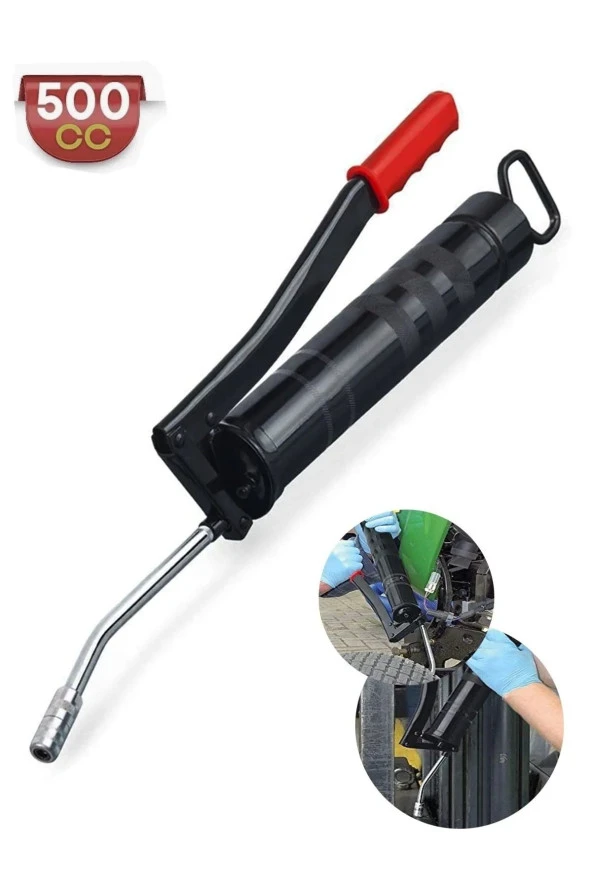 Moonshop Pro Serisi 500 Cc Büyük Boy Demir Hortum Hediyeli Gres Pompası ürün görseli 1