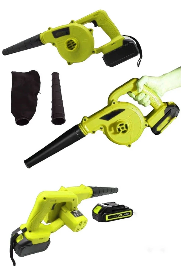 Moonshop Pro Alman Seri 2447Wf Kademeli Hız Ayarlı Şarjlı Hava Üfleyici Ve Toz Toplayıcı ürün görseli 1