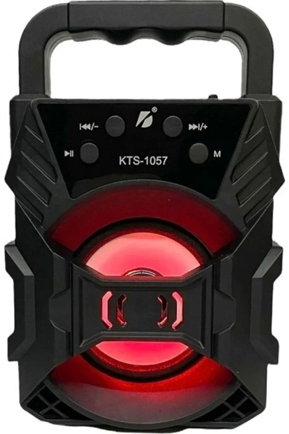 Moonshop Bluetooth Hoparlör Taşınabilir Ses Bombası Led Işıklı Extra Bass Ses Radyolu Speaker Sd Kart Usb ürün görseli 1