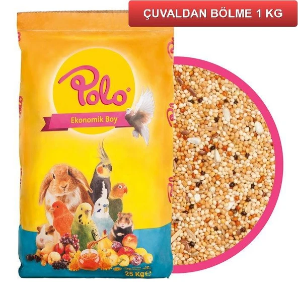 Polo Karışık Muhabbet Kuşu Yemi (ÇUVALDAN BÖLME) 1 Kg ürün görseli 1