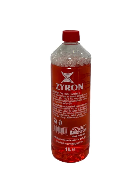 Zyron Konsantre Parfümlü Cam Suyu 1 Litre - Resim 2