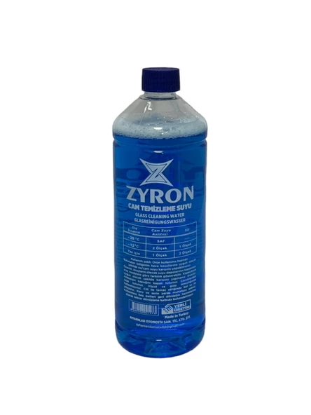 Zyron Antifrizli Konsantre Cam Suyu 1 Litre ürün görseli 1