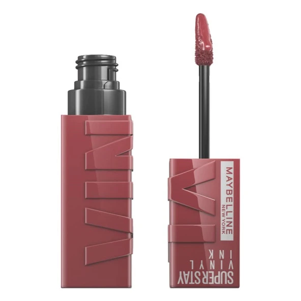 Maybelline New York Super Stay Vinyl Ink Uzun Süre Kalıcı Likit Parlak Ruj 40 Witty ürün görseli 1