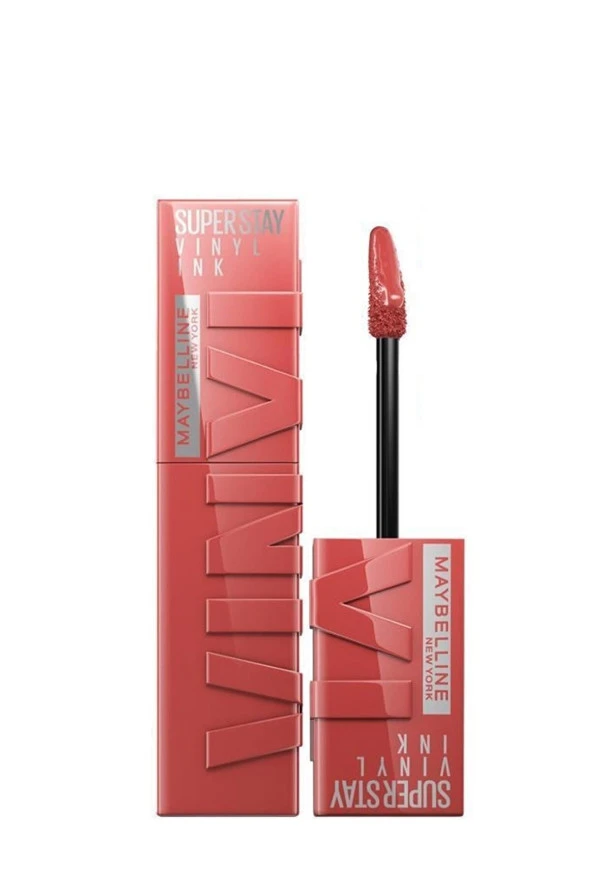 Maybelline New York Super Stay Vinyl Ink Kalıcı Likit Parlak Ruj 15 Peachy ürün görseli 1