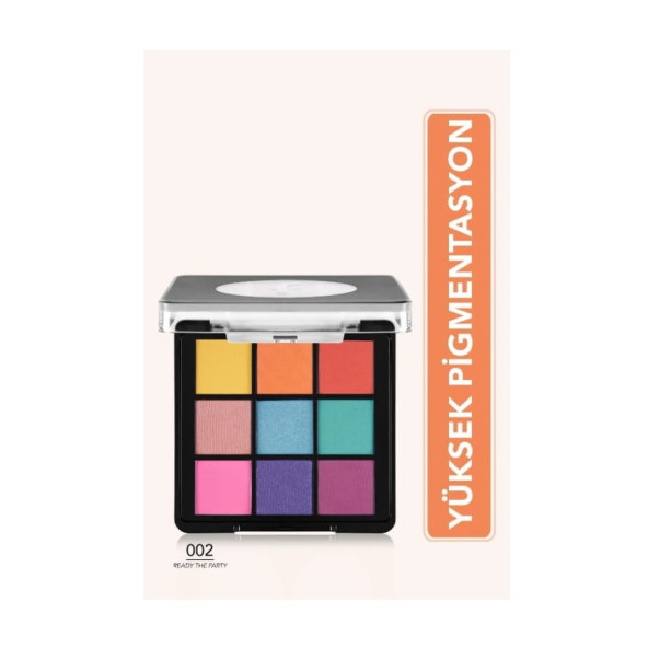 Flormar Exclusive Eyeshadow Palette 002 Ready The Party ürün görseli 1