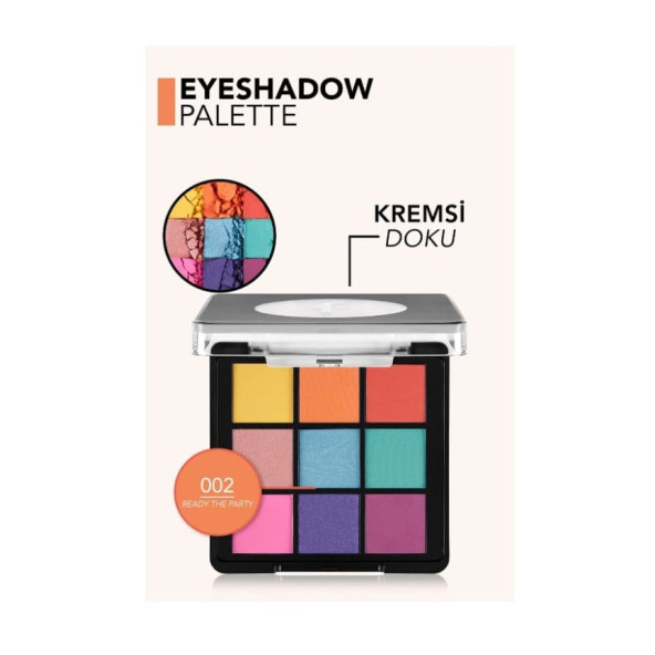 Flormar Exclusive Eyeshadow Palette 002 Ready The Party - Resim 5