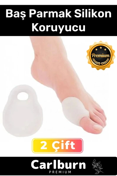 Özel Üretim Yıkanabilir Halluks Valgus Bunyon Kemik Ayak Baş Parmak Silikon Koruyucu 2 Çift ürün görseli 1
