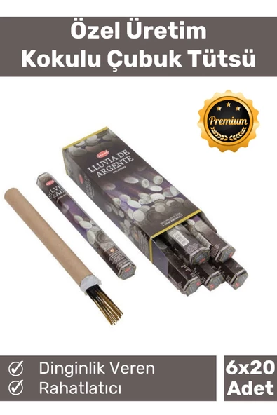 Özel Üretim Dinginlik Veren Meditasyon Çakra Enerji Rahatlatıcı Kokulu Çubuk Tütsü 6 x 20 Adet ürün görseli 1