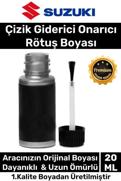 Özel Üretim Suya Dayanıklı Suzuki Marka Uyumlu Çizik Taş Izi Giderici Onarıcı 20ml Oto Rötuş Boyası ürün görseli 1