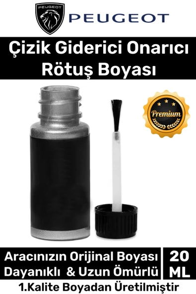 Özel Üretim Suya Dayanıklı Peugeot Marka Uyumlu Çizik Taş Izi Giderici Onarıcı 20ml Oto Rötuş Boyası ürün görseli 1