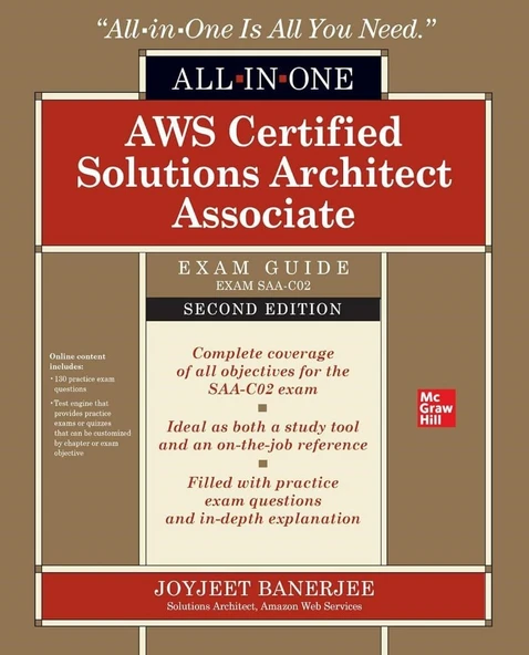 AWS Certified Solutions Architect Associate All-in-One Exam Guide, Second Edition (Exam SAA-C02) 2nd Edition Joyjeet Banerjee ürün görseli 1
