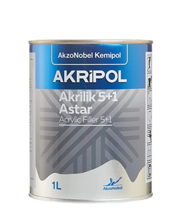 AKZO 5+1 AKRİLİK ASTAR KOYU GRİ GL ürün görseli 1