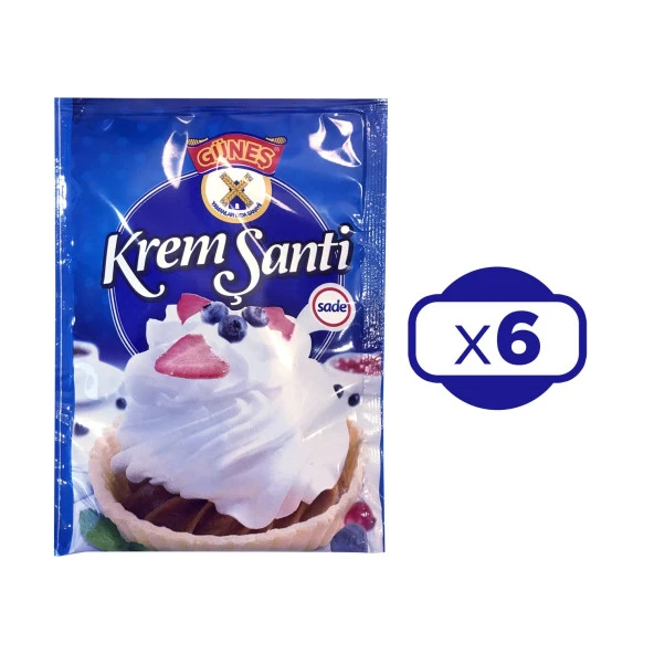 Güneş Krem Şanti Sade 75 gr x 6 Adet ürün görseli 1