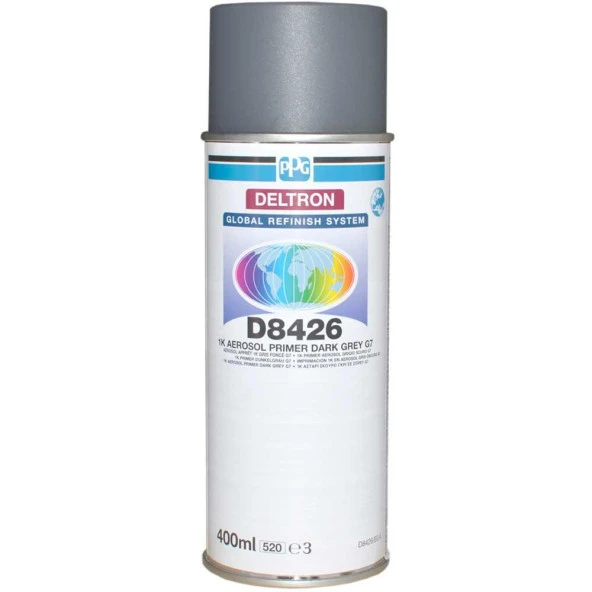 DELTRON D8426 DOLGU ASTAR SPREY K.GRİ 400ML ürün görseli 1