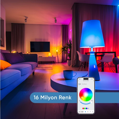 Akıllı Bluetooth Ampul 16 Milyon Renk - Resim 3