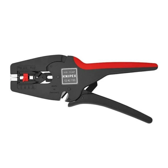 Knipex 1242195 Otomatik Kablo Sıyırıcı 195mm ürün görseli 1