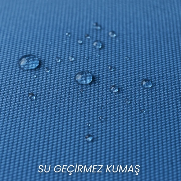 Ecm Proger ÇANTA ŞEZLONG MİNDERİ -MAVİ - Resim 4