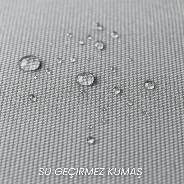 Ecm Proger ÇANTA ŞEZLONG MİNDERİ - GRİ - Resim 4