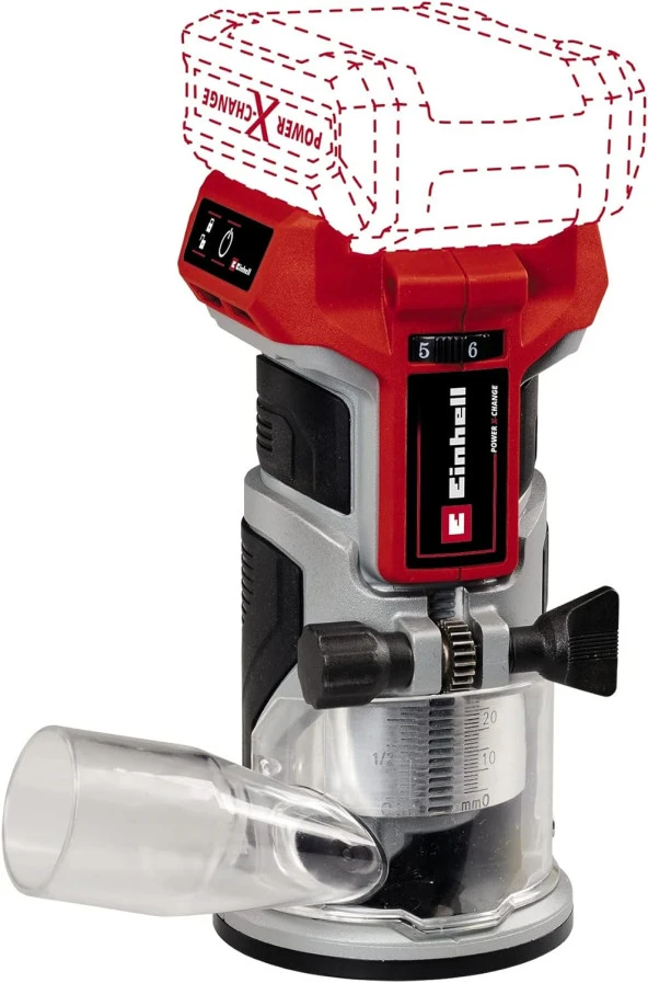 Einhell TP-ET 18 Lİ BL Solo Kömürsüz Akülü Kenar Freze Makinası 4350412 ürün görseli 1