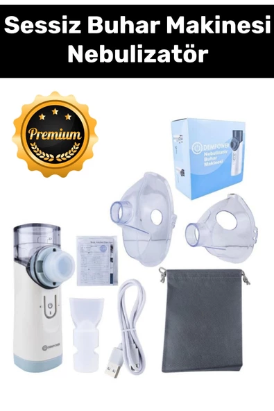 Premium Seri Taşınabilir Tıbbi Atomizer Nebulizatör Inhalatör Sessiz Inhaler Nemlendirme Makinesi ürün görseli 1