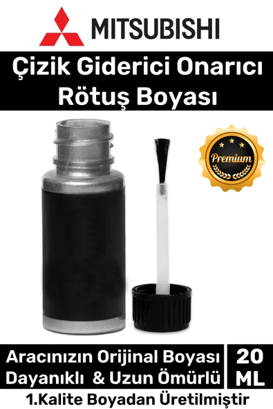 Özel Suya Dayanıklı Mitsubishi Marka Uyumlu Çizik Taş Izi Giderici Onarıcı 20ml Oto Rötuş Boyası ürün görseli 1
