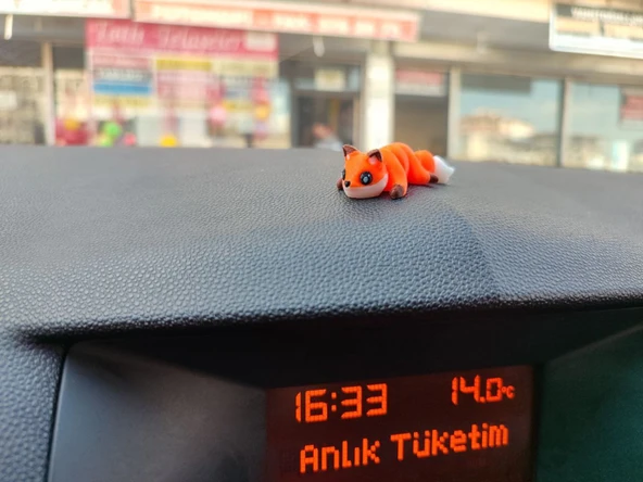 Otomobil Aksesuarı Dikiz Aynası Aksesuarı Dikiz Aynası Süsü Sevimli Tilki Tiny Fox ürün görseli 1