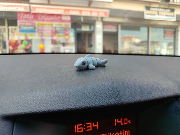 Otomobil Aksesuarı Dikiz Aynası Aksesuarı Dikiz Aynası Süsü Sevimli Köpekbalığı Baby Shark ürün görseli 1