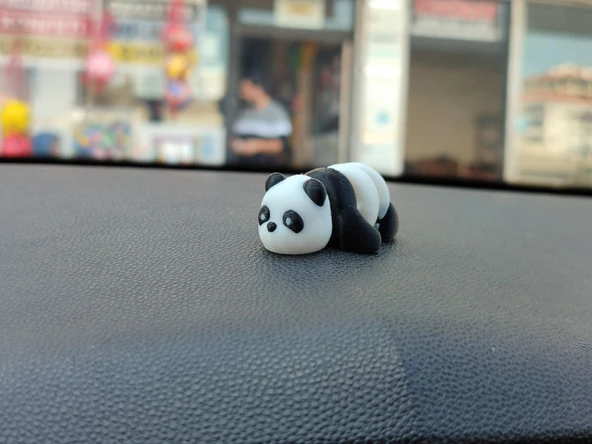 Otomobil Aksesuarı Dikiz Aynası Aksesuarı Dikiz Aynası Süsü Sevimli Panda Tiny Panda ürün görseli 1