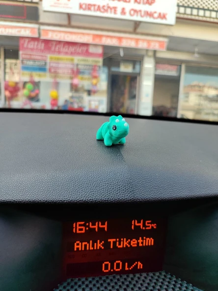 Otomobil Aksesuarı Dikiz Aynası Aksesuarı Dikiz Aynası Süsü Sevimli  Tiny Triceratops ürün görseli 1