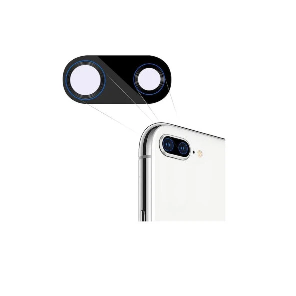 Apple iPhone 8 Plus İle Uyumlu Kamera Camı ürün görseli 1