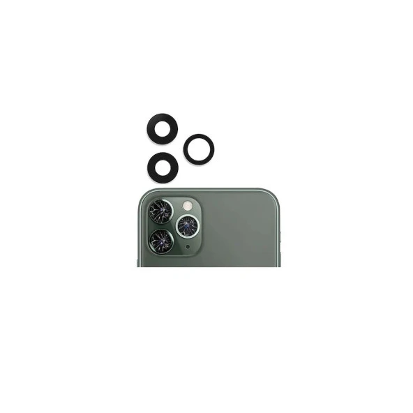 Apple iPhone 11 Pro Max İle Uyumlu Kamera Camı ürün görseli 1