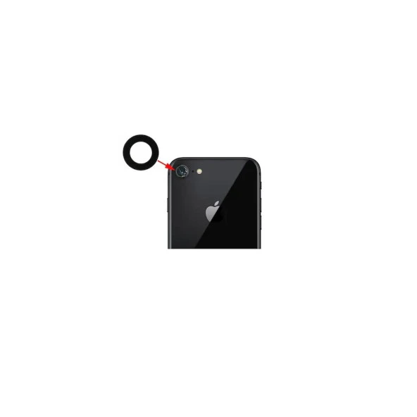Apple iPhone 8 İle Uyumlu Kamera Camı ürün görseli 1