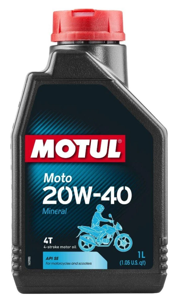 Motosiklet Yağı MOTUL-20-W40 4T 1-Lt 4 Zamanlı ürün görseli 1
