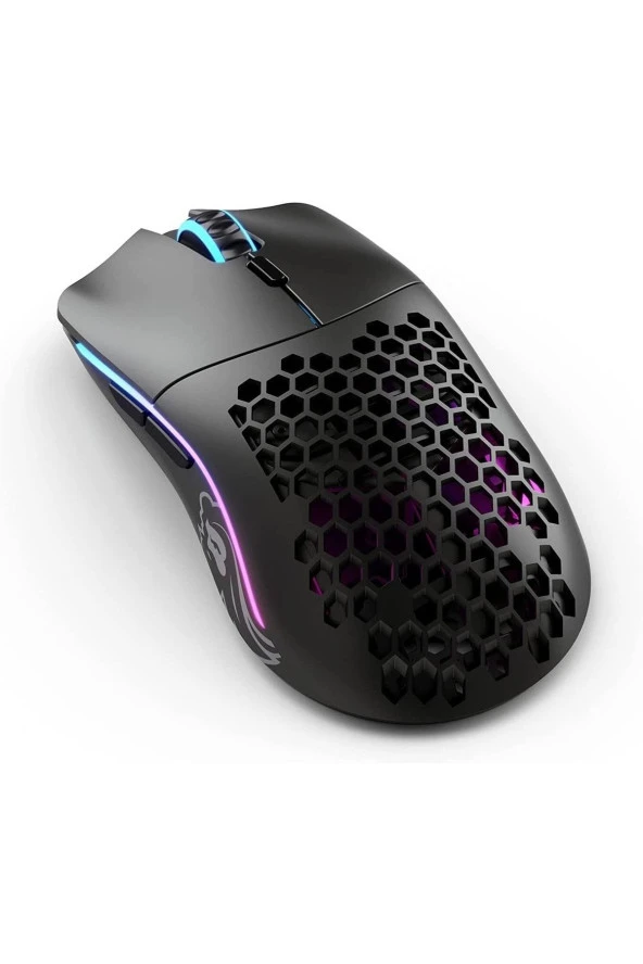 Model O Minus Kablosuz Mat Siyah Orta Küçük El Oyuncu Mouse ürün görseli 1