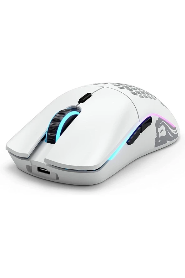 Model O Minus Kablosuz Mat Beyaz Orta/küçük El Oyuncu Mouse Glo-ms-omw-mw ürün görseli 1