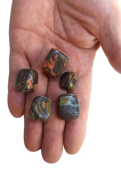 50 Gram Fancy Jasper Tamburlu Parçalar 133-2 ürün görseli 1