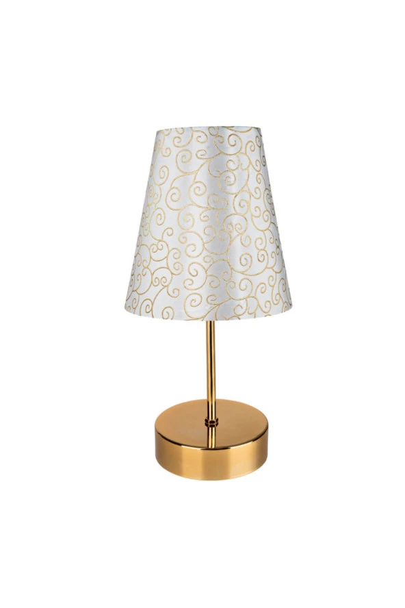 Modelight Estelya Abajur Gold/Desenli - Resim 3
