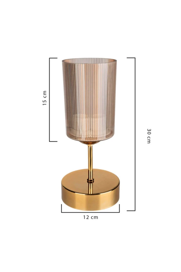 Modelight Nera Abajur Gold/bal - Resim 3