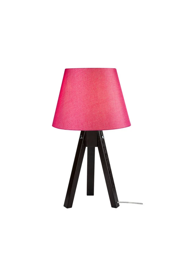 Modelight Tripod Abajur Kahve Ayak / Pembe Şapka Mdl.2651 ürün görseli 1