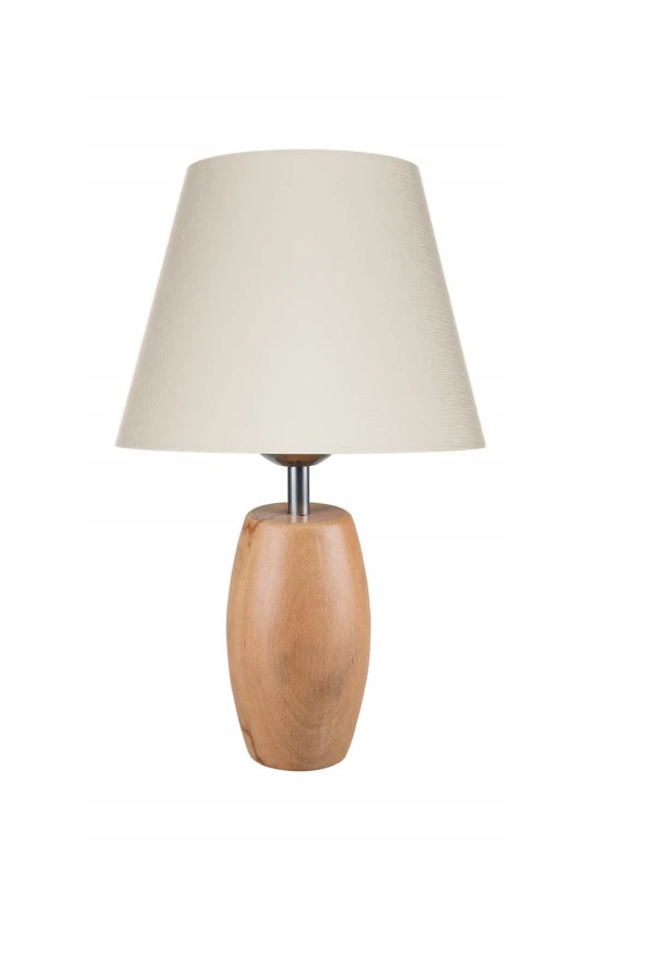 Modelight Top Abajur Kayın Ayak / Krem Şapka Mng.2866 ürün görseli 1