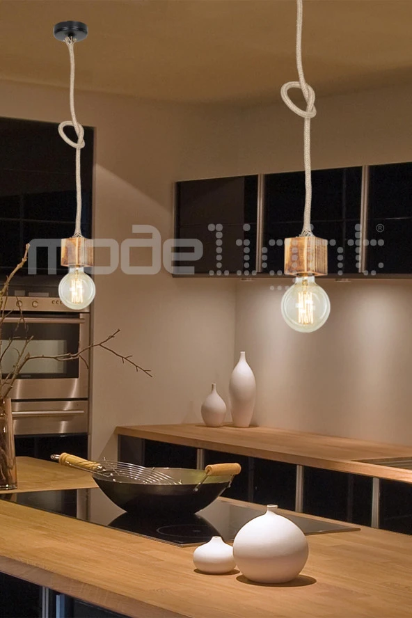 Modelight Ahşap Dekoratif Sarkıt ürün görseli 1