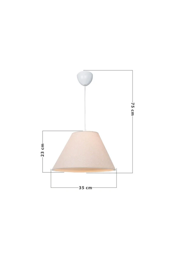 Modelight 35'Lik Kumaş Sarkıt Trıa Pudra - Resim 3