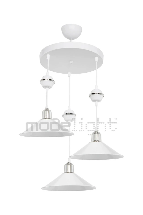 Modelight Akses Karo / Krom 3lü Maya Sarkıt - Resim 2