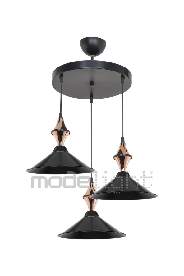 Modelight Akses Karo / Krom 3lü Maya Sarkıt - Resim 3