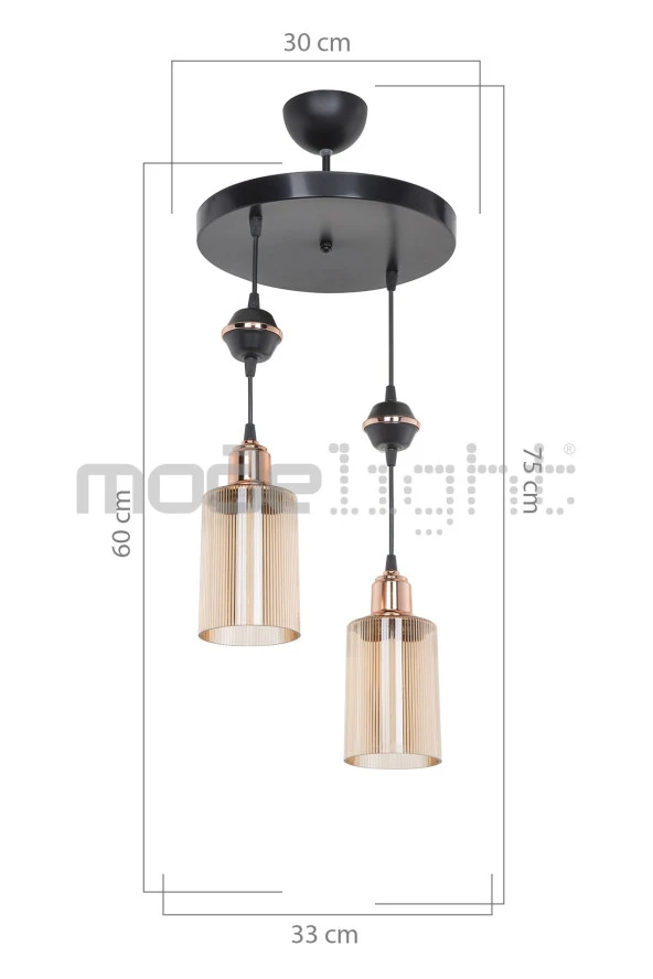 Modelight Akses Küre 2li Optik Camlı - Resim 2
