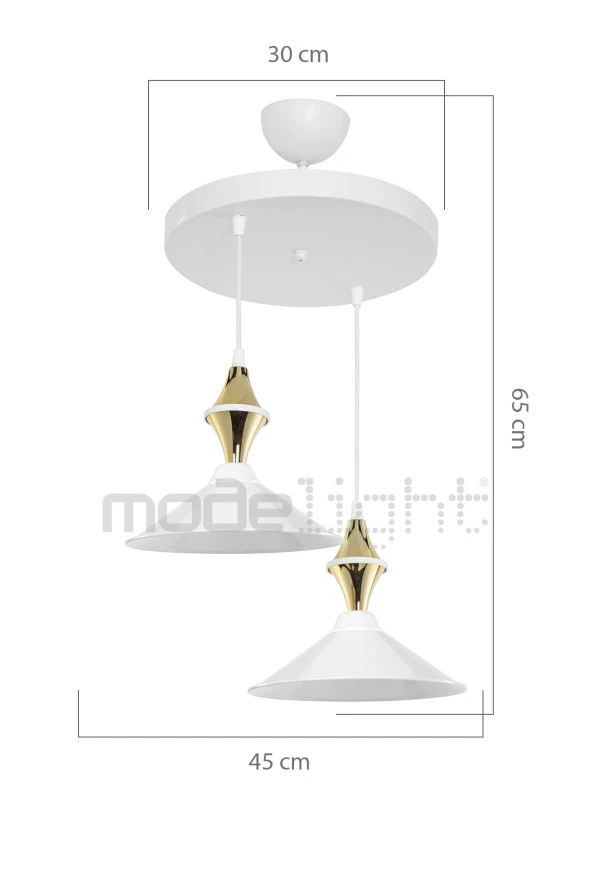 Modelight Akses Küre /karo 2li Maya Sarkıt - Resim 2