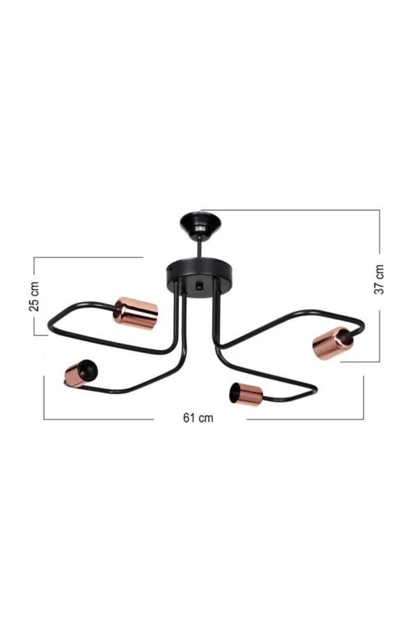 Modelight Cordoba 4Lü Avize ürün görseli 1